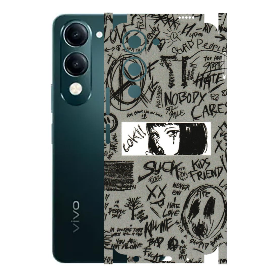 VIVO Y Series Phone Skins (All Models) - Never Have Love Anime - 3D Embossed Finish (L-260) Vivo Y19E