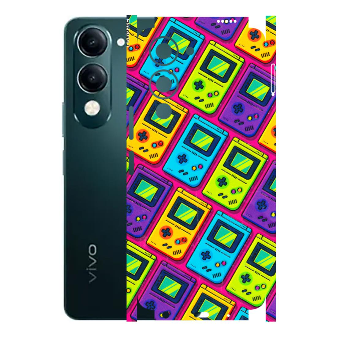 VIVO Y Series Phone Skins (All Models) - Gameboy Colourful - 3D Embossed Finish (L-266) Vivo Y19E