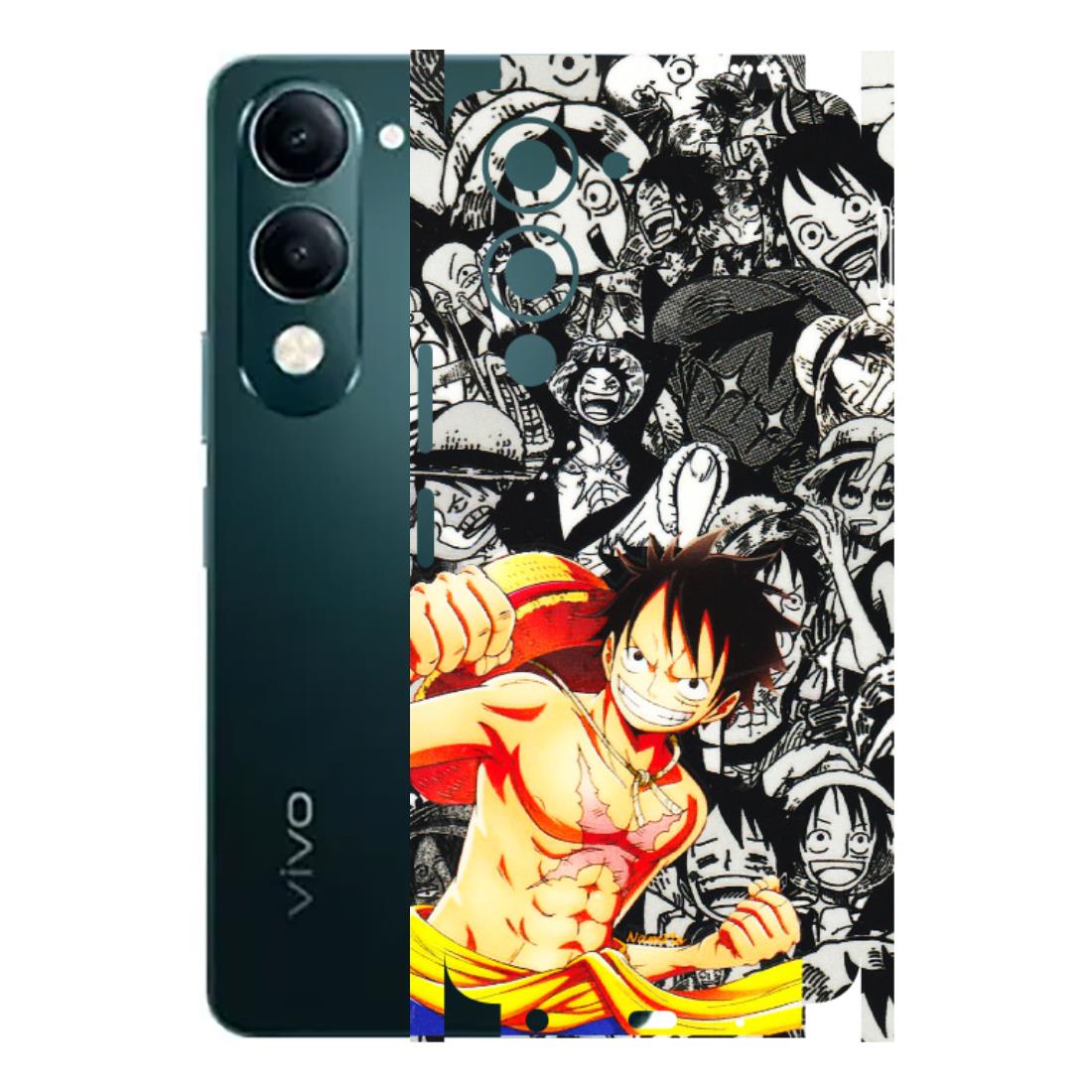 VIVO Y Series Phone Skins (All Models) - Anime Comics Games Doodles - 3D Embossed Finish (L-27) Vivo Y19E