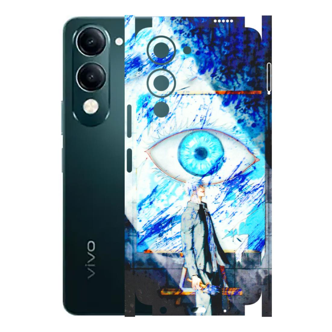 VIVO Y Series Phone Skins (All Models) - Anime Sea Blue Eye - 3D Embossed Finish (L-318) Vivo Y19E