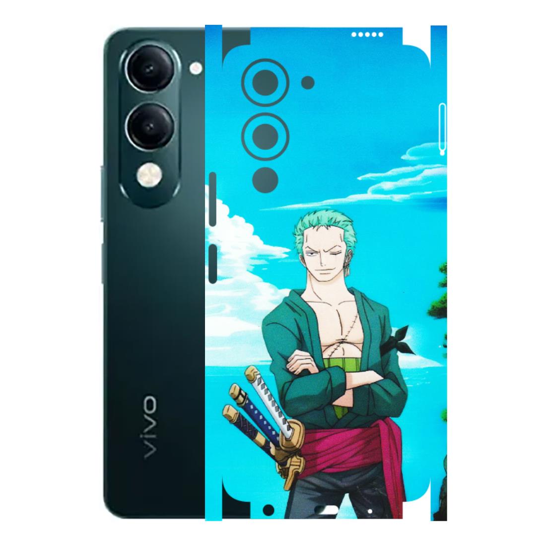 VIVO Y Series Phone Skins (All Models) - Cool Swordman Zoro Anime - Matte Finish (M-143) Vivo Y19E