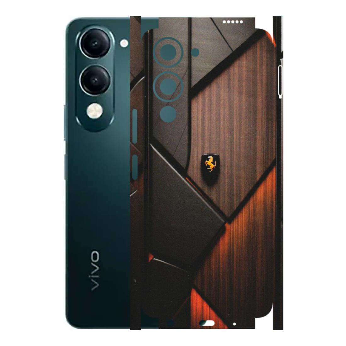 VIVO Y Series Phone Skins (All Models) - Lambo Beauty Wood Pattern Sober - Matte Finish (M-51) Vivo Y19E