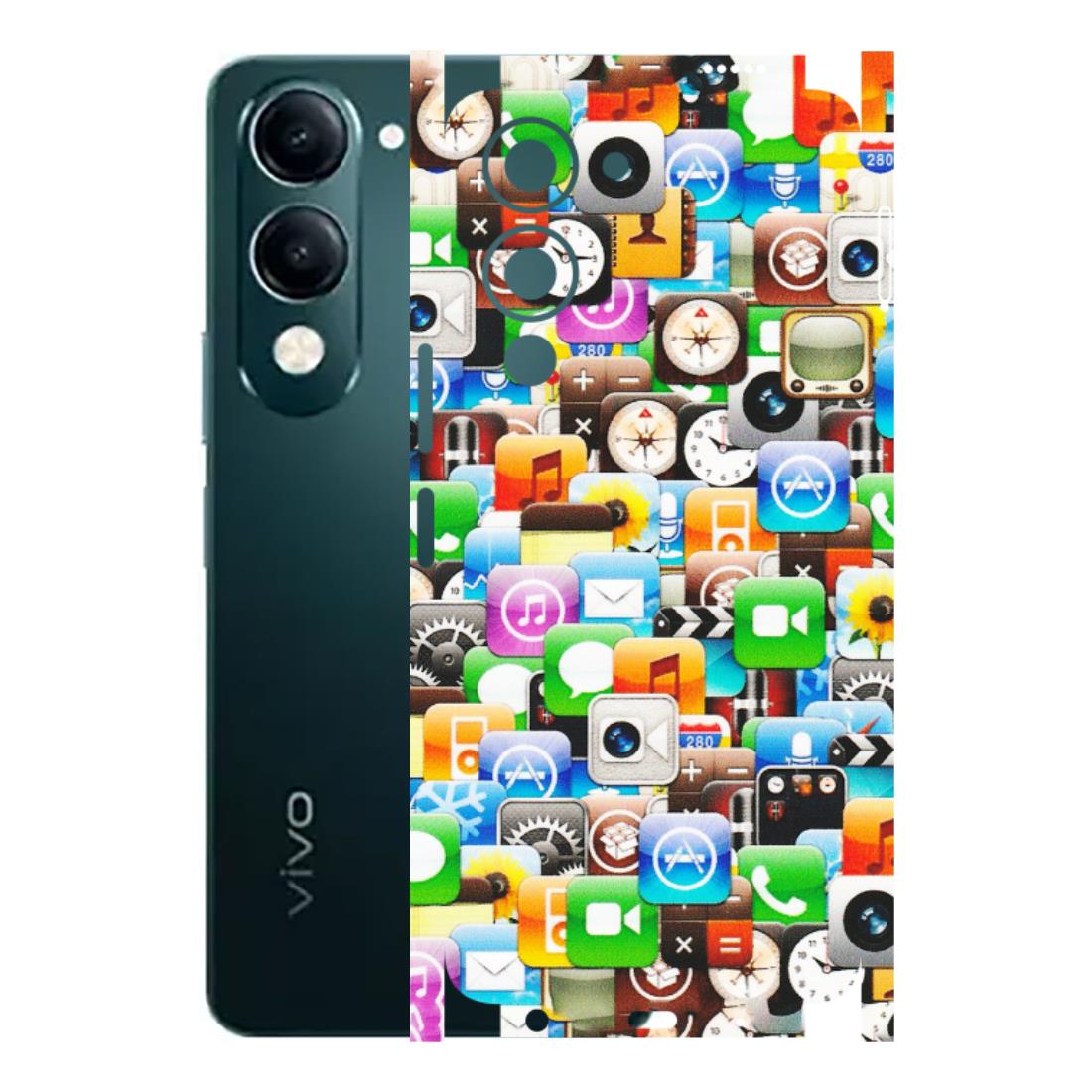 VIVO Y Series Phone Skins (All Models) - All Apple Icons - Matte Finish (M-93) Vivo Y19E