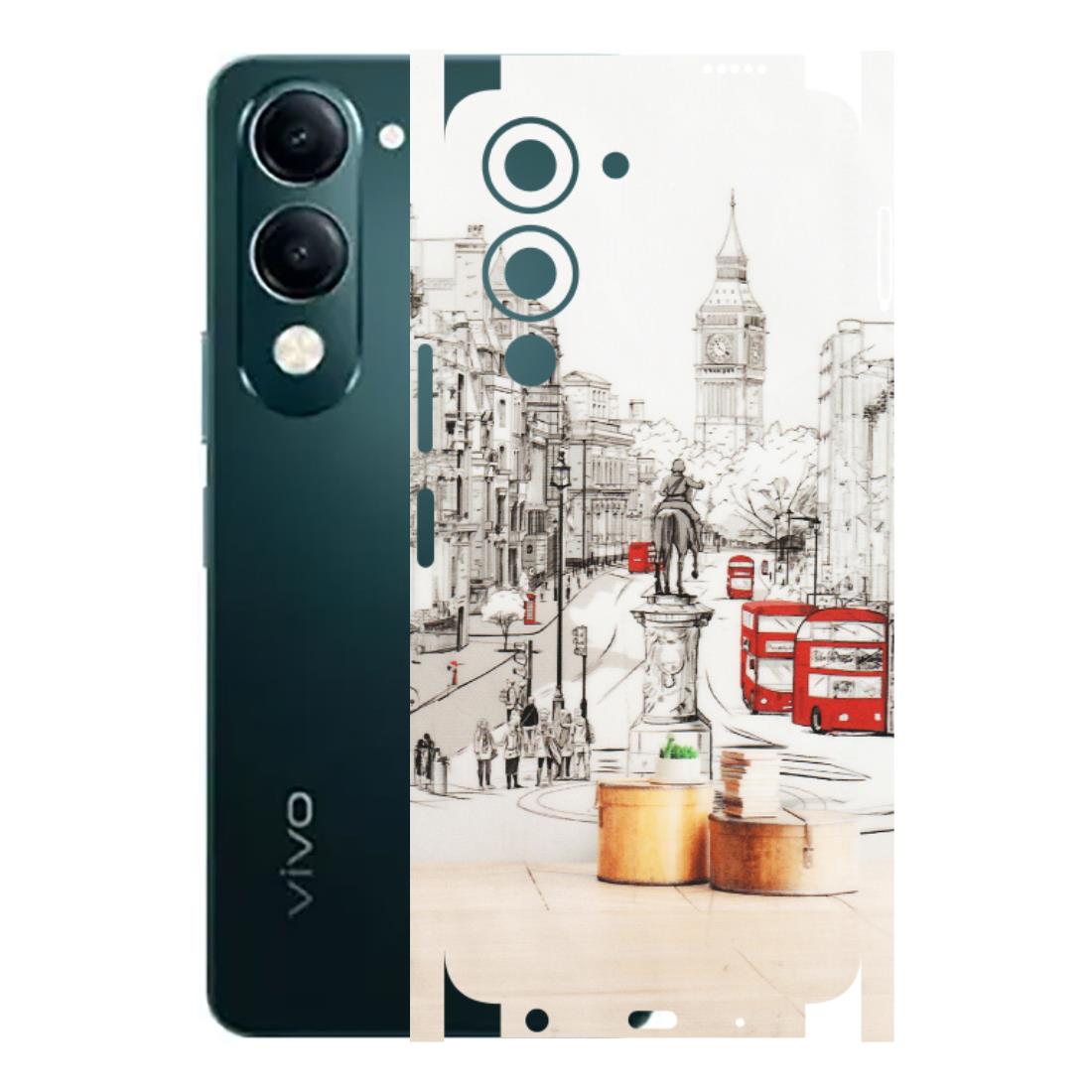 VIVO Y Series Phone Skins (All Models) - London Street - Transparent Finish (T-02) Vivo Y19E