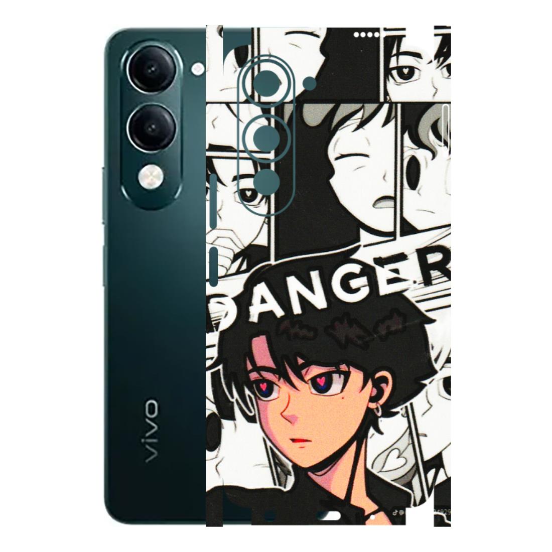 VIVO Y Series Phone Skins (All Models) - Danger Anime - 3D Embossed Finish (L-155) Vivo Y19 5G