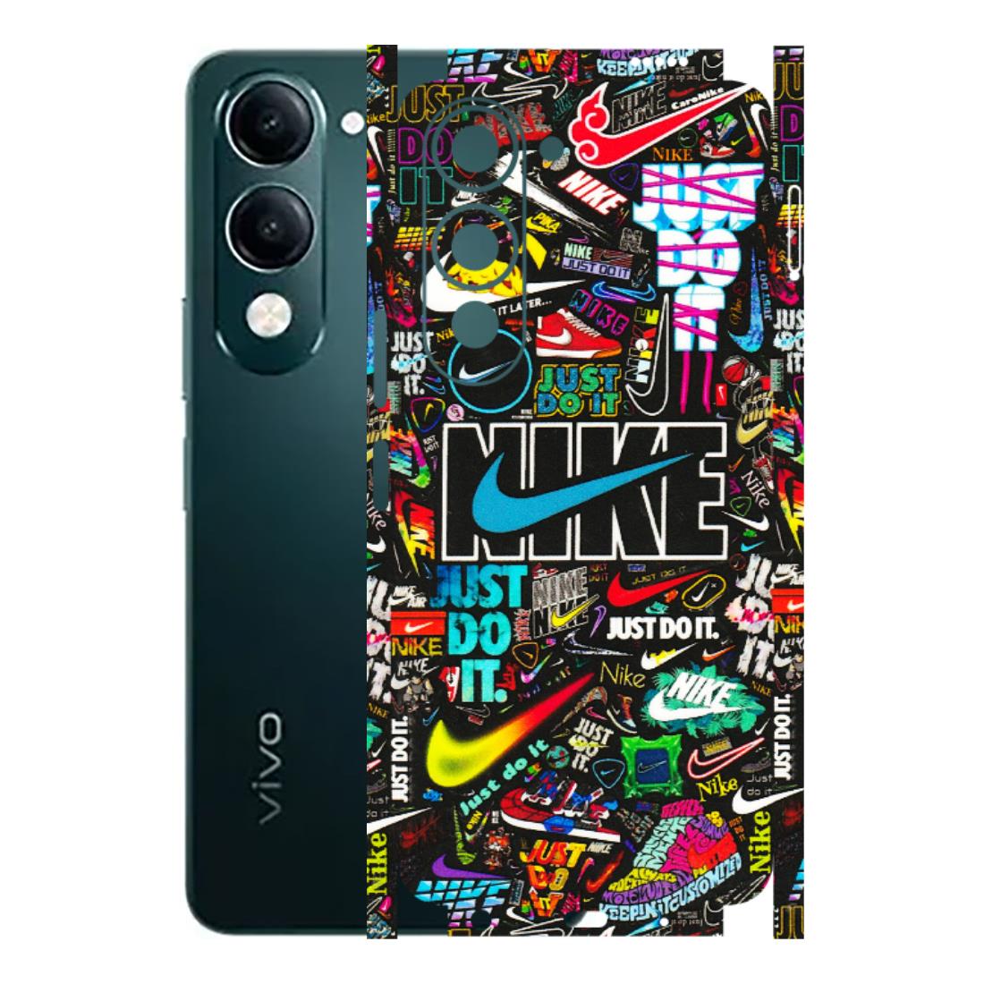 VIVO Y Series Phone Skins (All Models) - Just Do It Doodles - 3D Embossed Finish (L-166) Vivo Y19 5G