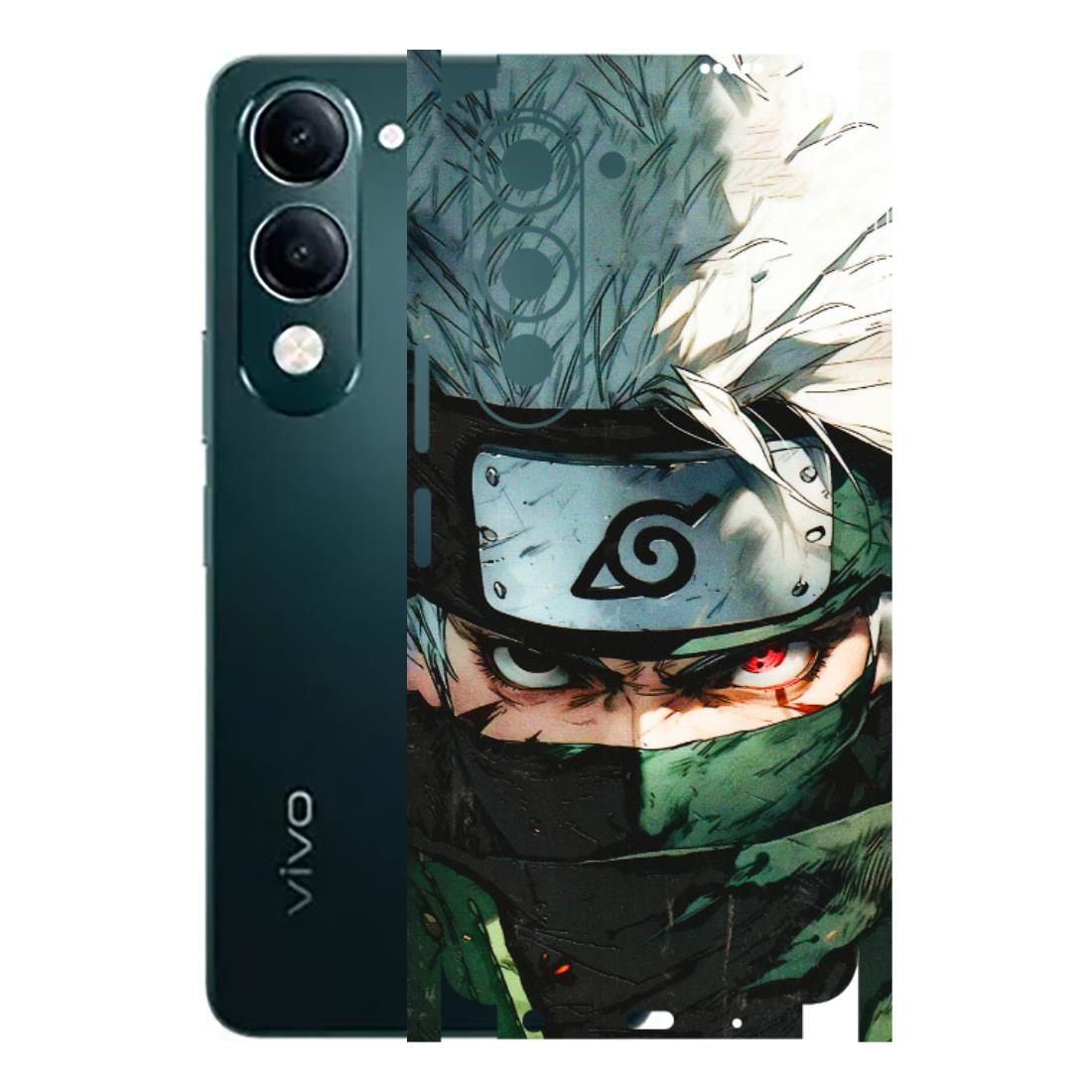 VIVO Y Series Phone Skins (All Models) - Kakashi Red Eye Focus - 3D Embossed Finish (L-227) Vivo Y19 5G