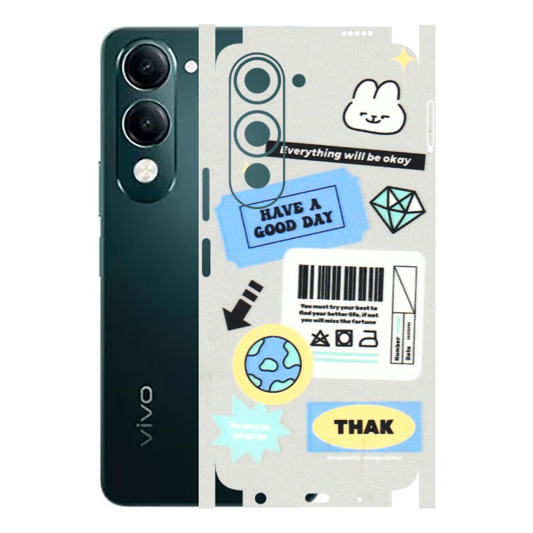 VIVO Y Series Phone Skins (All Models) - Will Be Okay Design - 3D Embossed Finish (L-316) Vivo Y19 5G