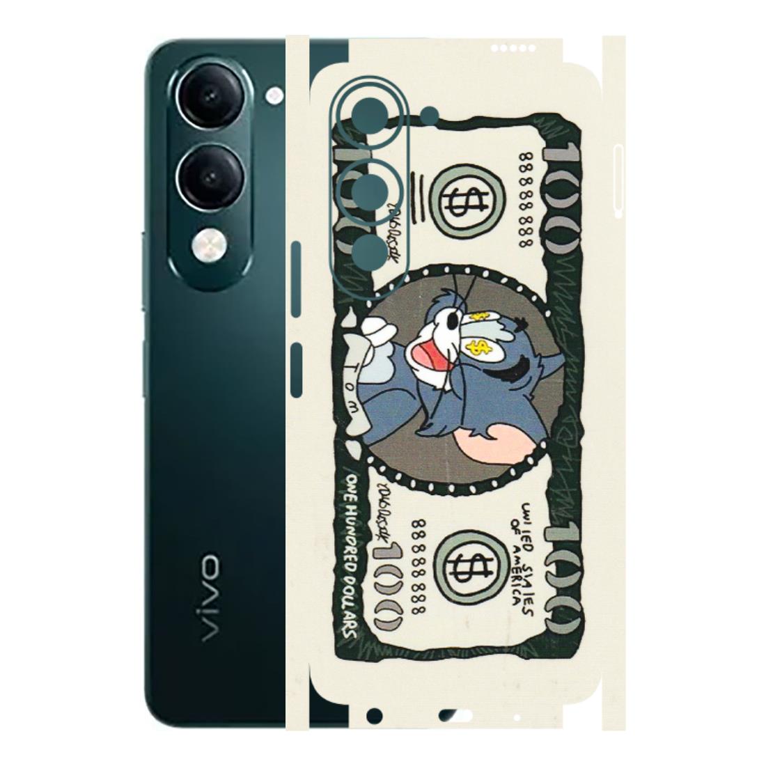 VIVO Y Series Phone Skins (All Models) - Tom Hundred Dollar - 3D Embossed Finish (L-324) Vivo Y19 5G