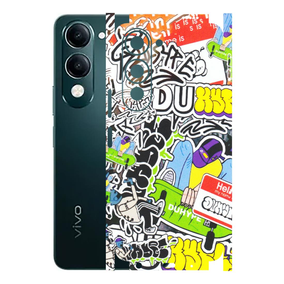 VIVO Y Series Phone Skins (All Models) - Dope Graffiti - Matte Finish (M-61) Vivo Y19 5G