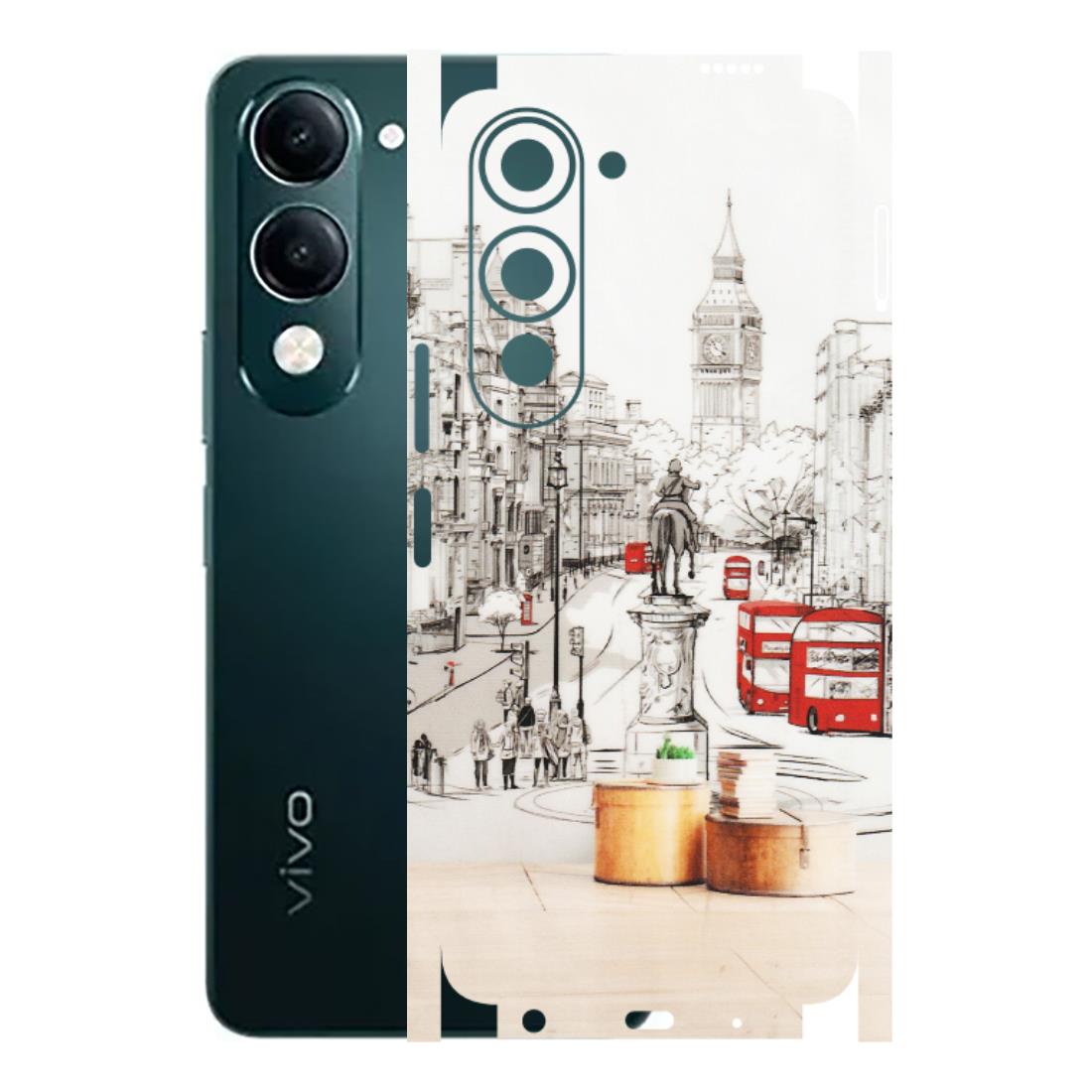 VIVO Y Series Phone Skins (All Models) - London Street - Transparent Finish (T-02) Vivo Y19 5G