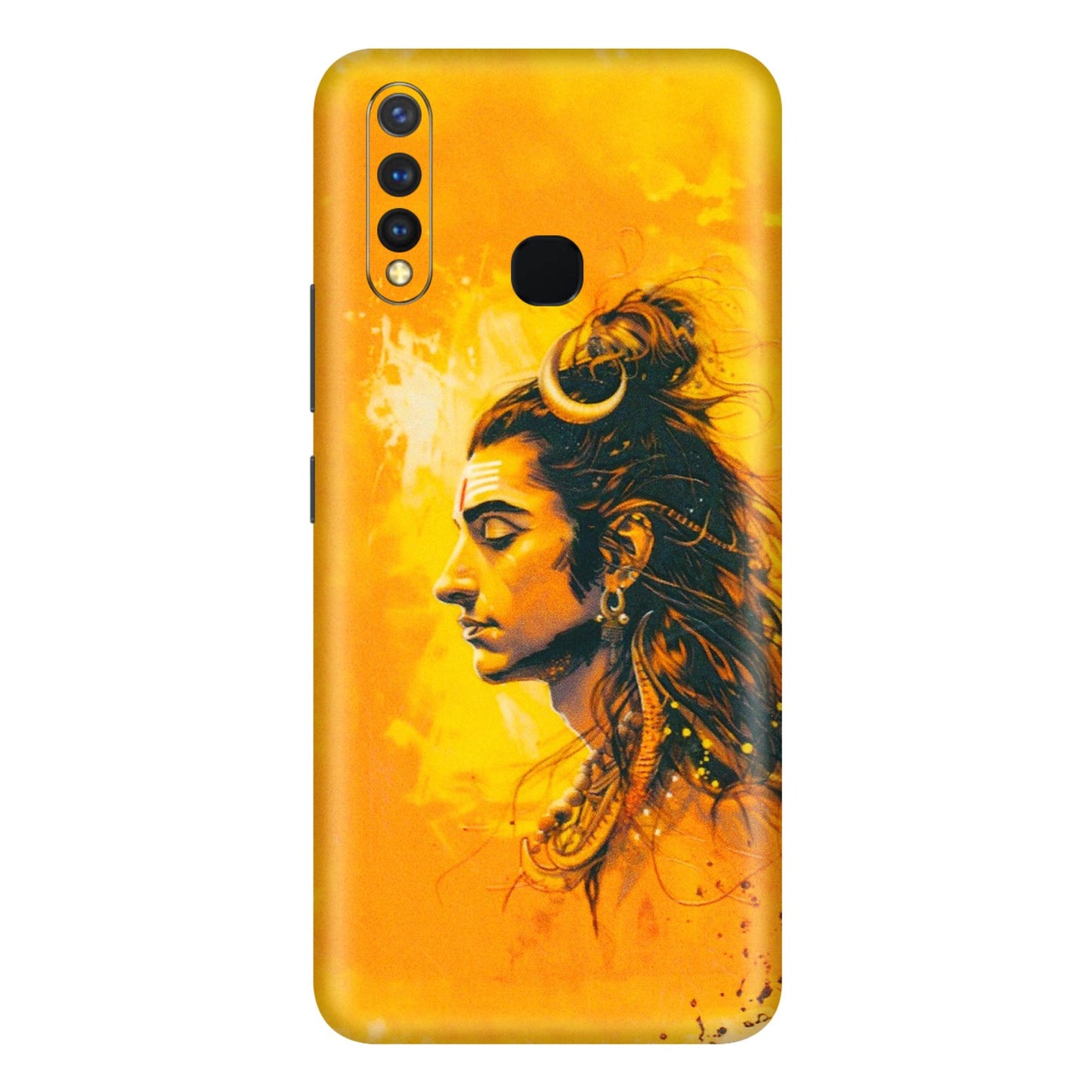 VIVO Y Series Phone Skins (All Models) - Shiv Shakti - 3D Embossed Finish (L-14) Vivo Y19