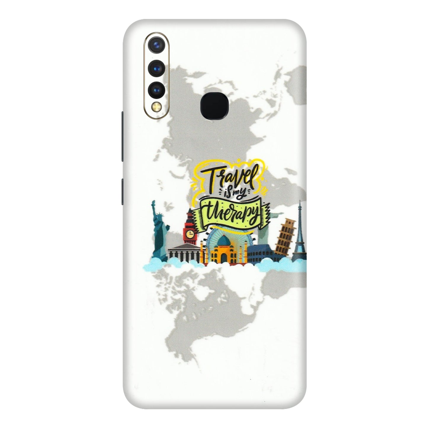 VIVO Y Series Phone Skins (All Models) - Travel Therapy - 3D Embossed Finish (L-199) Vivo Y19