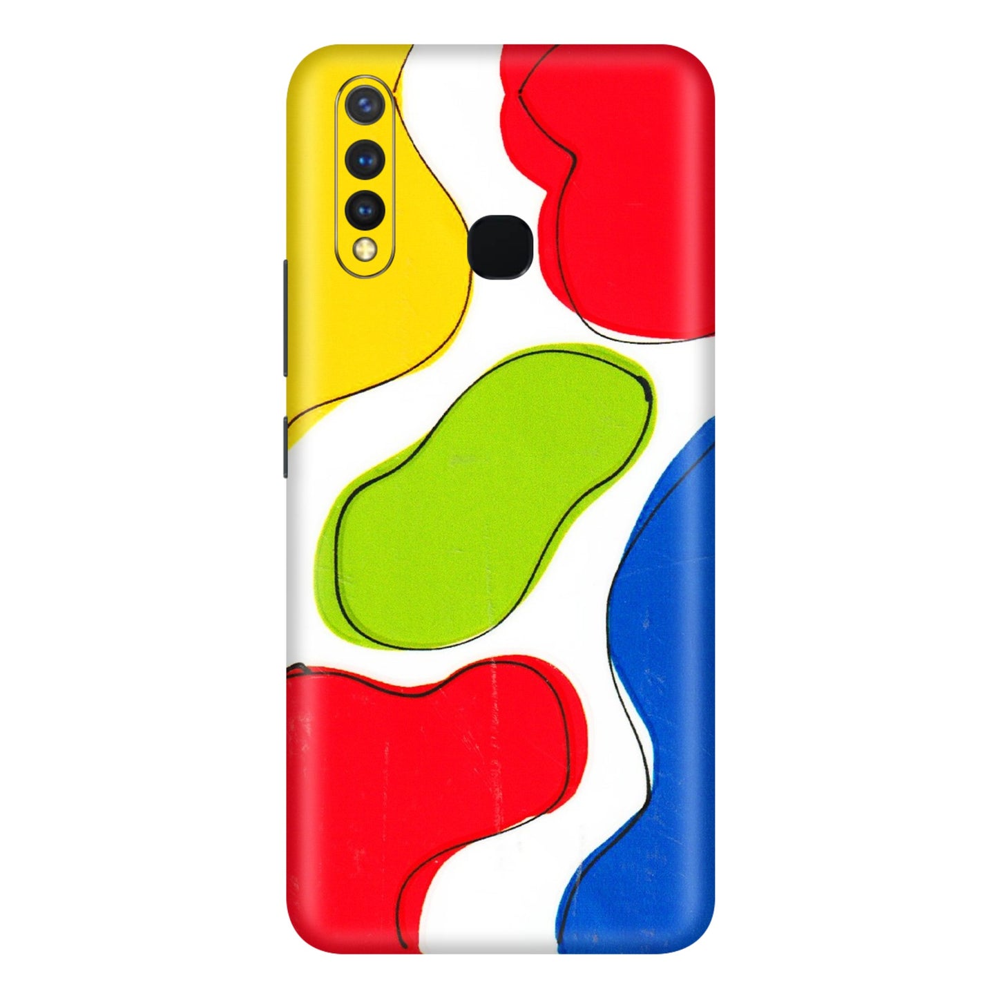 VIVO Y Series Phone Skins (All Models) - RGB Colour Paint - 3D Embossed Finish (L-284) Vivo Y19