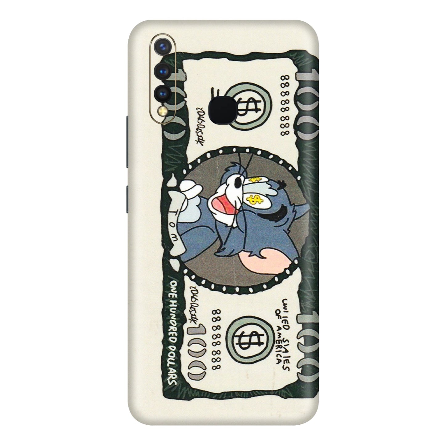VIVO Y Series Phone Skins (All Models) - Tom Hundred Dollar - 3D Embossed Finish (L-324) Vivo Y19