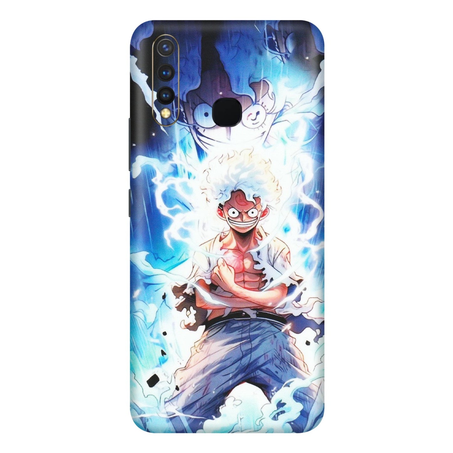 VIVO Y Series Phone Skins (All Models) - Blue Thunder Luffy Anime - Matte Finish (M-132) Vivo Y19