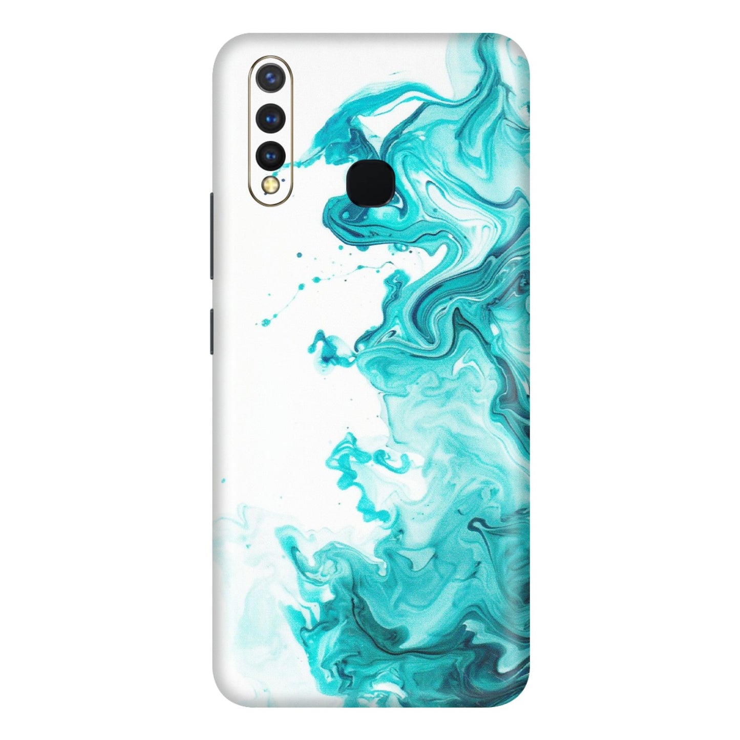 VIVO Y Series Phone Skins (All Models) - Sky Blue Abstract Colour - Matte Finish (M-146) Vivo Y19