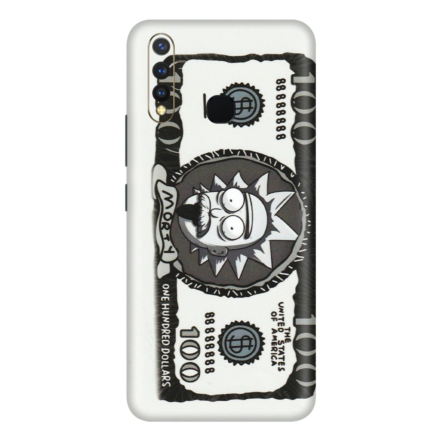 VIVO Y Series Phone Skins (All Models) - Rick And Morty Hundred Dollar Anime - Matte Finish (M-161) Vivo Y19