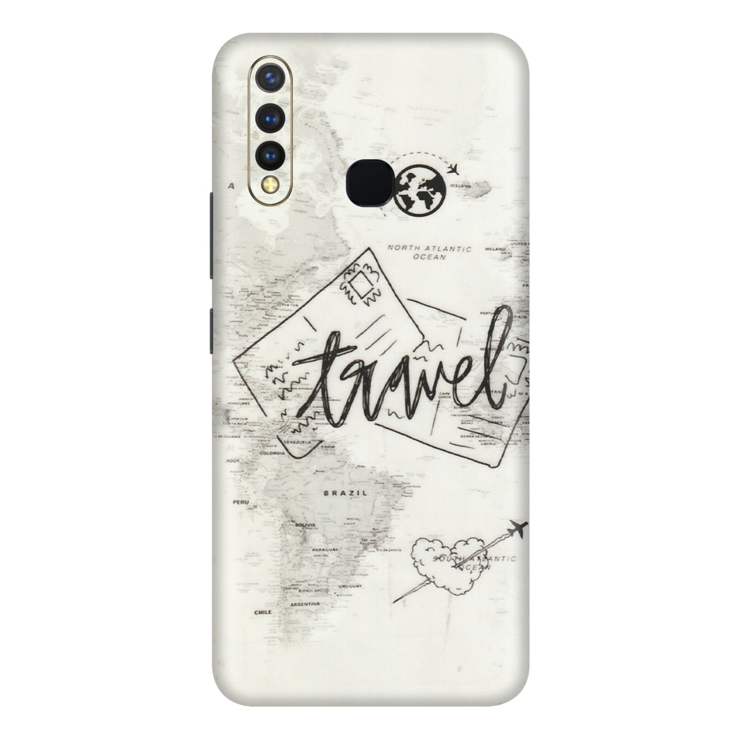 VIVO Y Series Phone Skins (All Models) - Travel Ticket - Transparent Finish (T-06) Vivo Y19