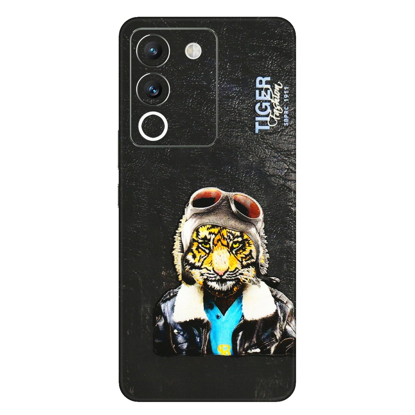 VIVO Y Series Phone Skins (All Models) - Rider Tiger - 3D Embossed Finish (L-113) Vivo Y200 (5G)