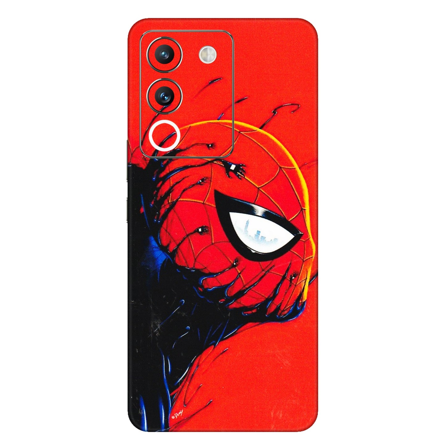 VIVO Y Series Phone Skins (All Models) - Spiderman Face Venom - 3D Embossed Finish (L-165) Vivo Y200 (5G)