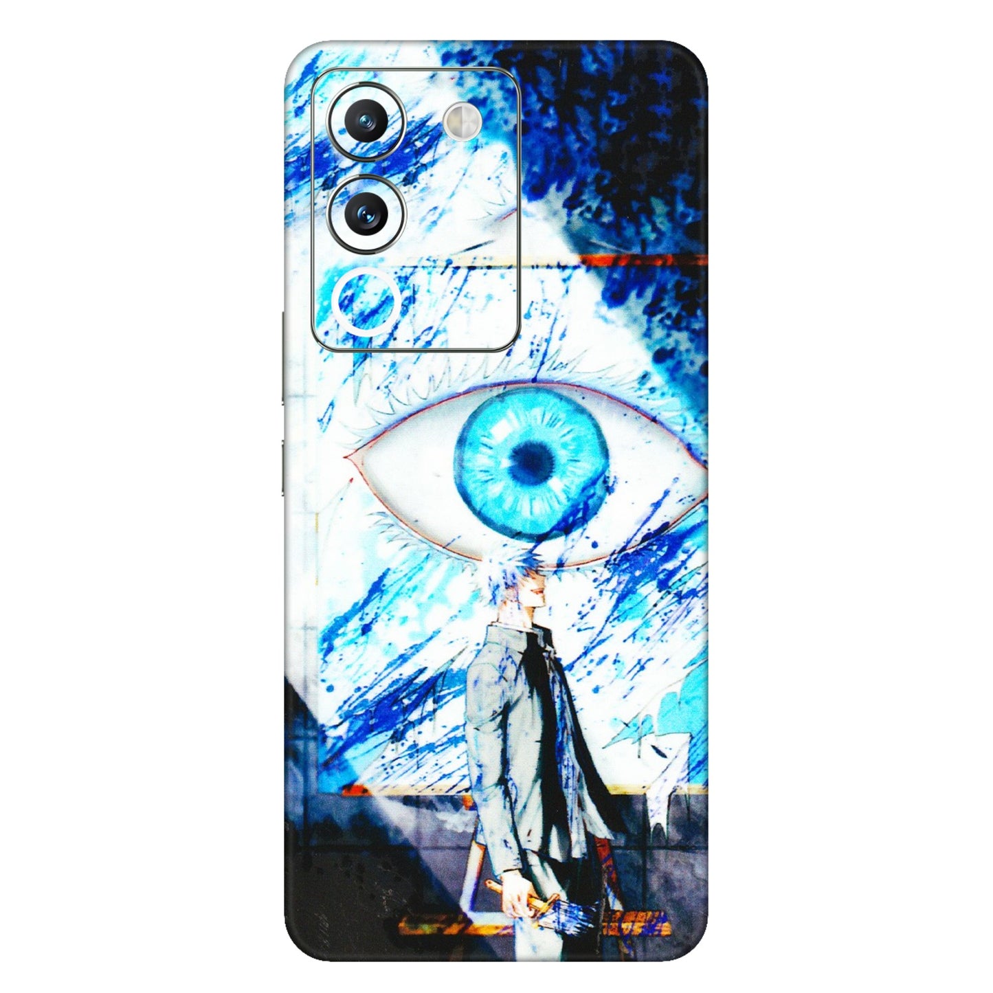 VIVO Y Series Phone Skins (All Models) - Gojo Satoru evil eye - 3D Embossed Finish (L-239) Vivo Y200 (5G)