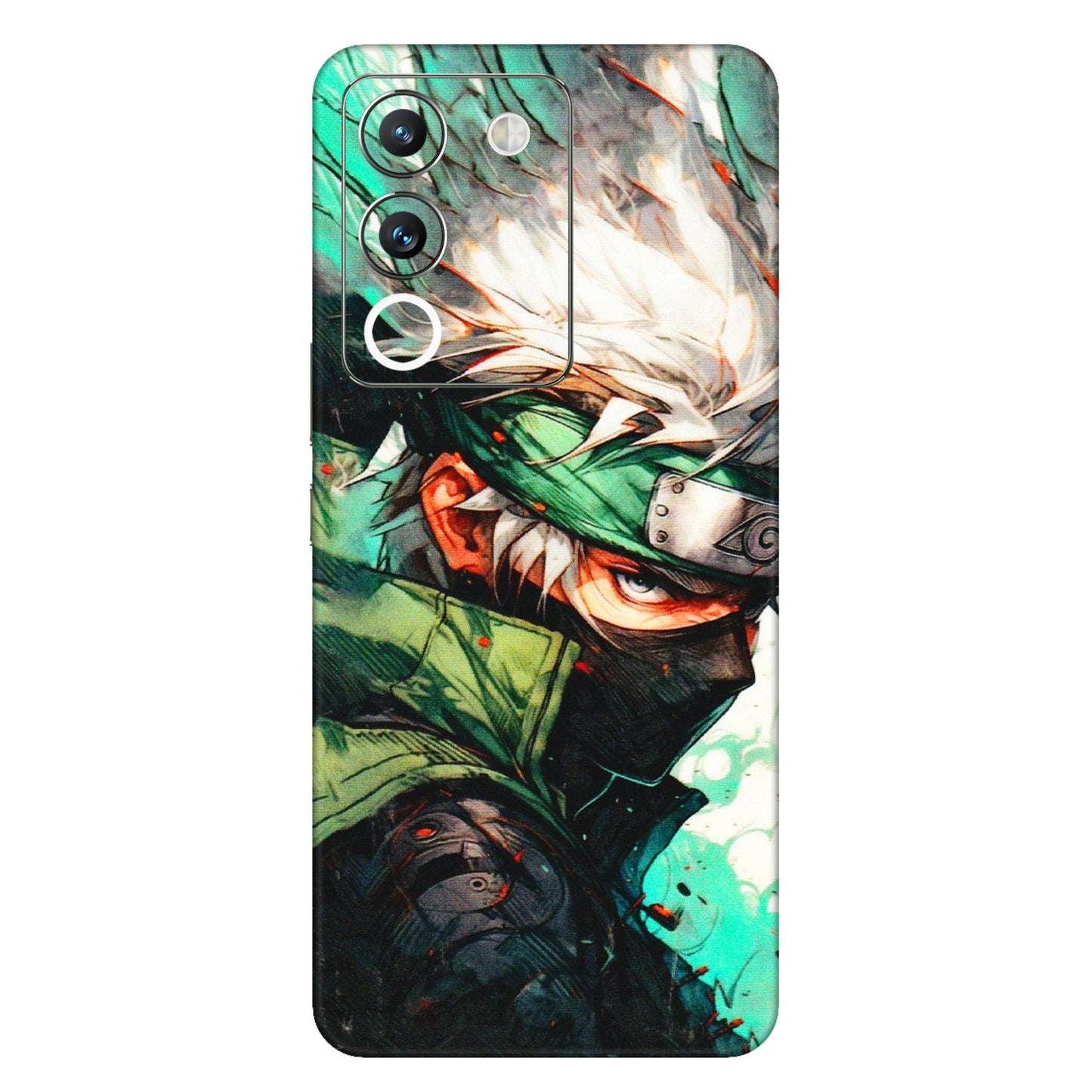 VIVO Y Series Phone Skins (All Models) - Kakashi Side Profile - 3D Embossed Finish (L-249) Vivo Y200 (5G)