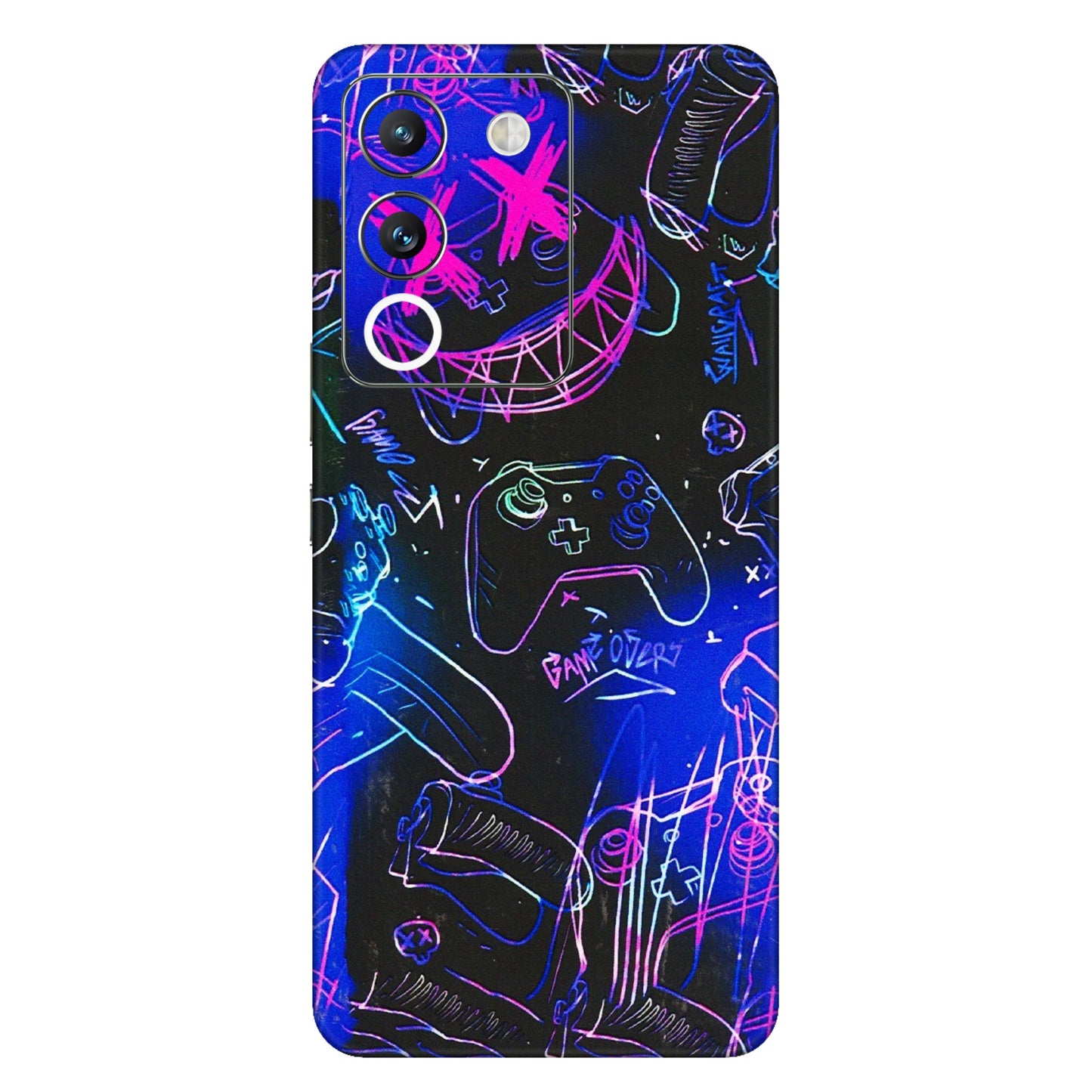 VIVO Y Series Phone Skins (All Models) - Gamers Paradise - 3D Embossed Finish (L-258) Vivo Y200 (5G)