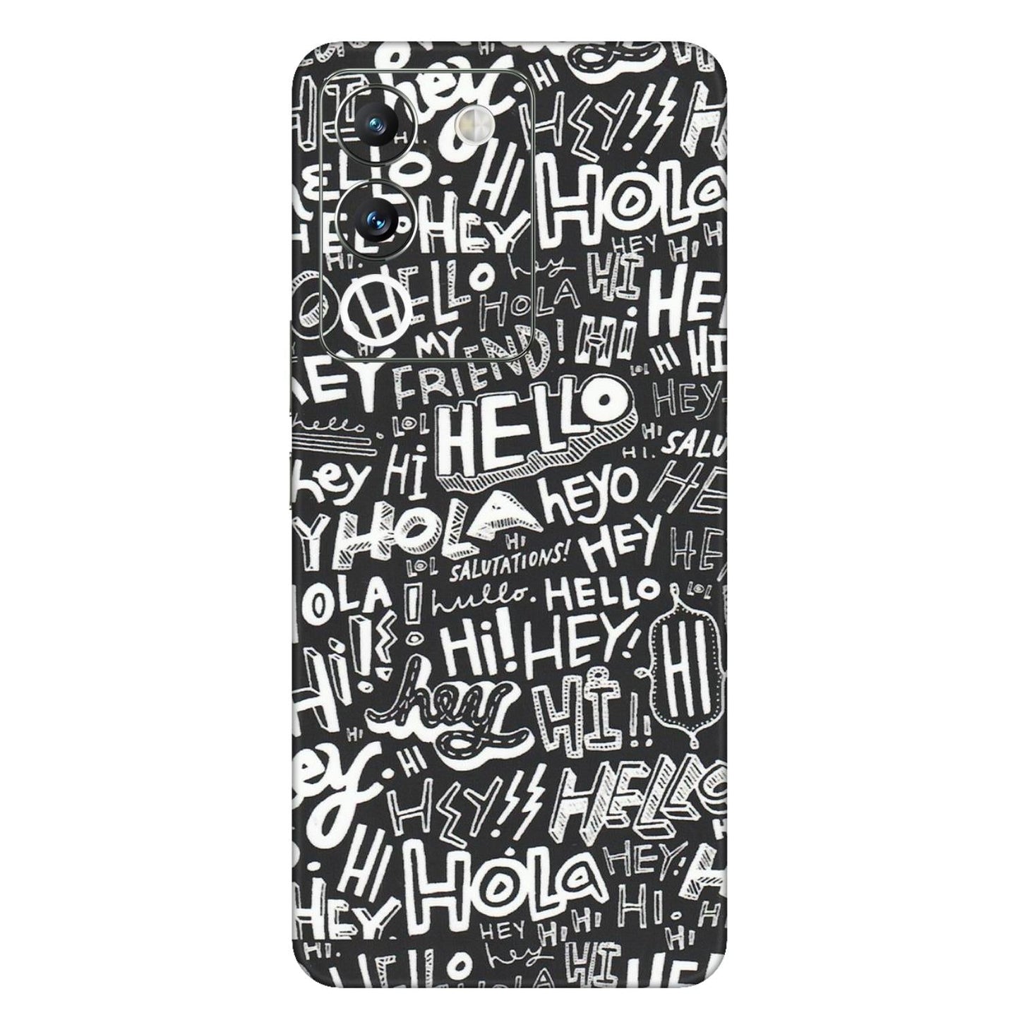 VIVO Y Series Phone Skins (All Models) - Hi Hello Doodles - Matte Finish (M-25)