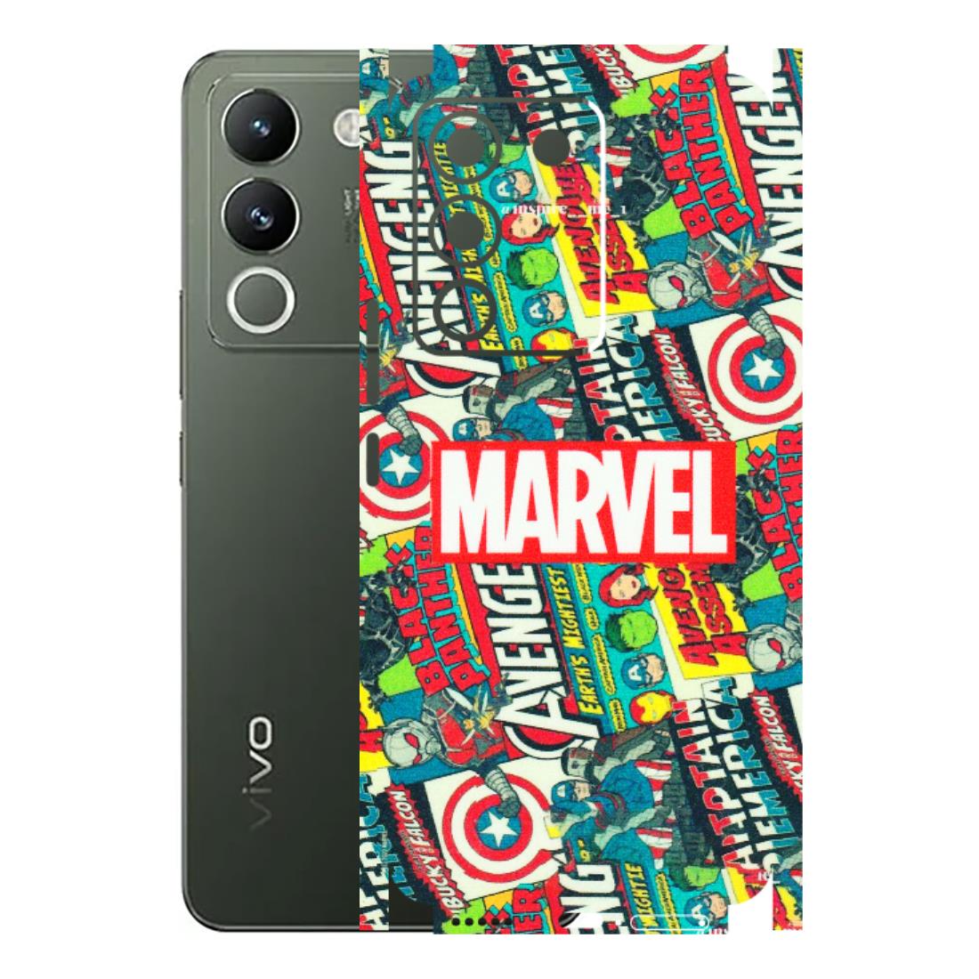 VIVO Y Series Phone Skins (All Models) - Marvel Comic Lover - Matte Finish (M-30) Vivo Y200 (5G)