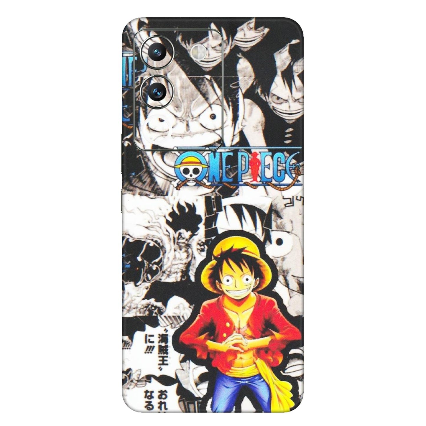 VIVO Y Series Phone Skins (All Models) - One Piece B&W - Matte Finish (M-63) Vivo Y200 (5G)