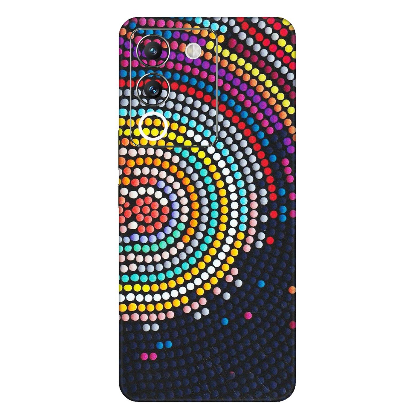 VIVO Y Series Phone Skins (All Models) - Rainbow Dot Mandala - Matte Finish (M-97) Vivo Y200 (5G)
