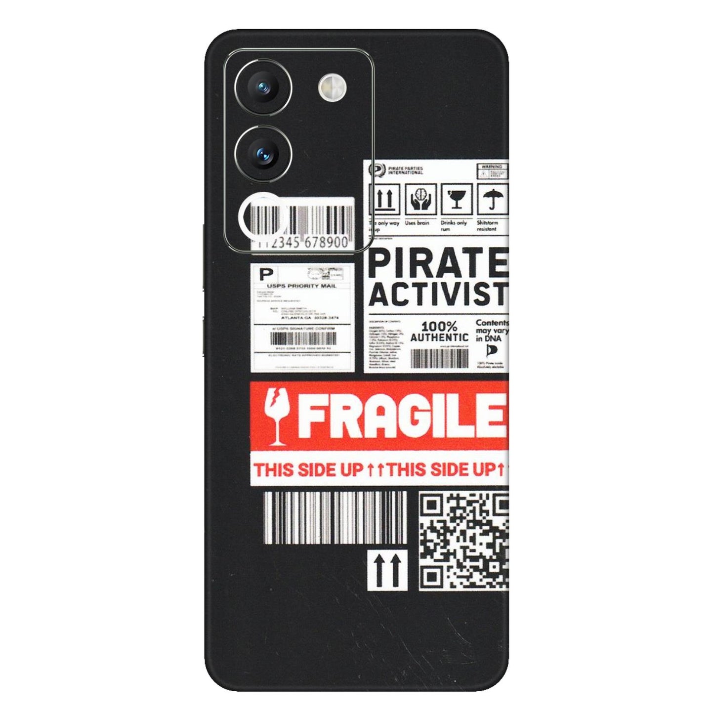 VIVO Y Series Phone Skins (All Models) - Handle With Care - Matte Finish (M-99) Vivo Y200 (5G)