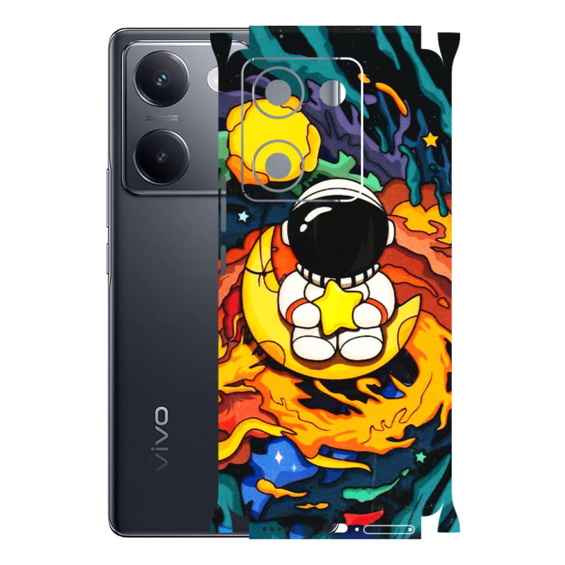 VIVO Y Series Phone Skins (All Models) - Baby Astronaut - 3D Embossed Finish (L-197) Vivo Y200 Pro