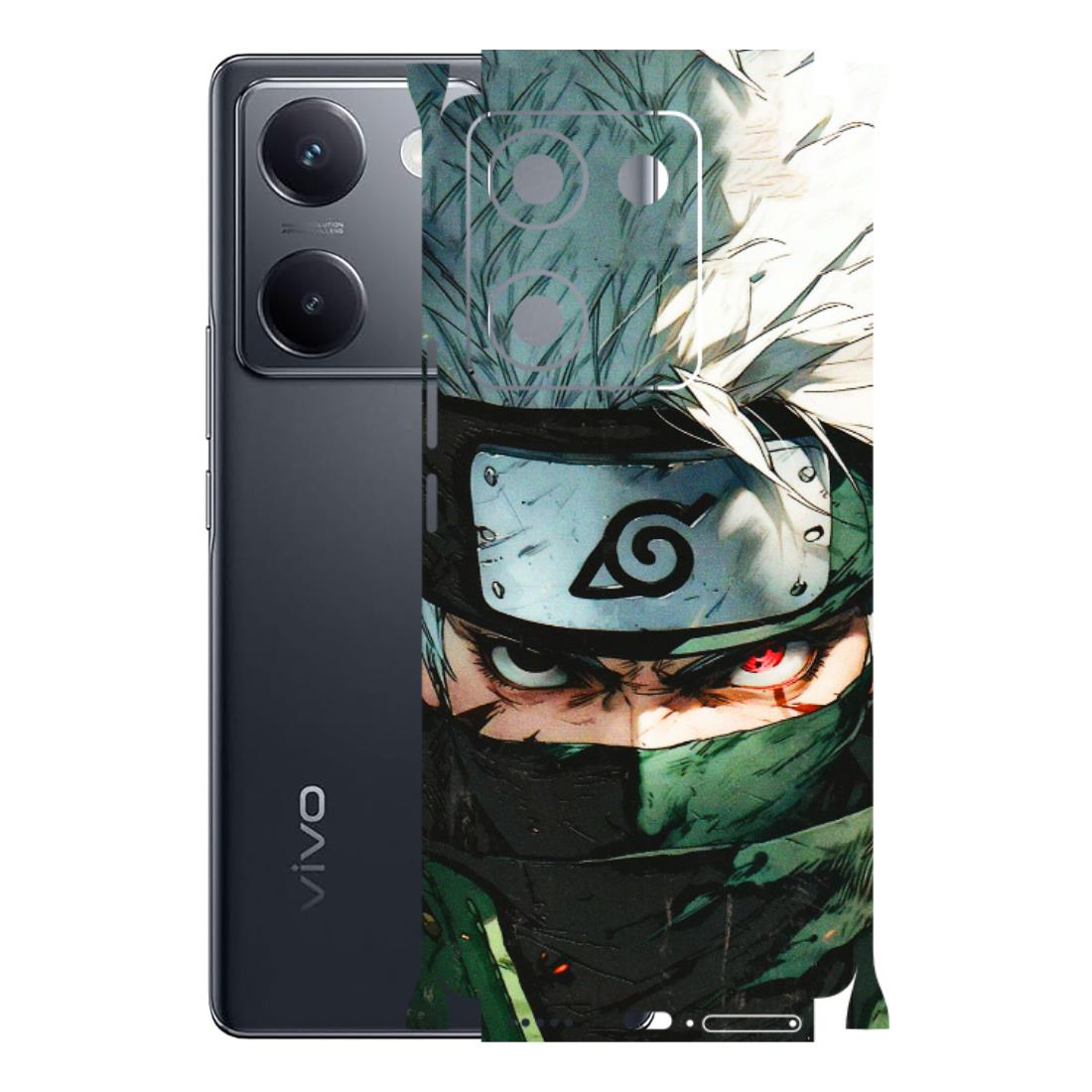 VIVO Y Series Phone Skins (All Models) - Kakashi Red Eye Focus - 3D Embossed Finish (L-227) Vivo Y200 Pro