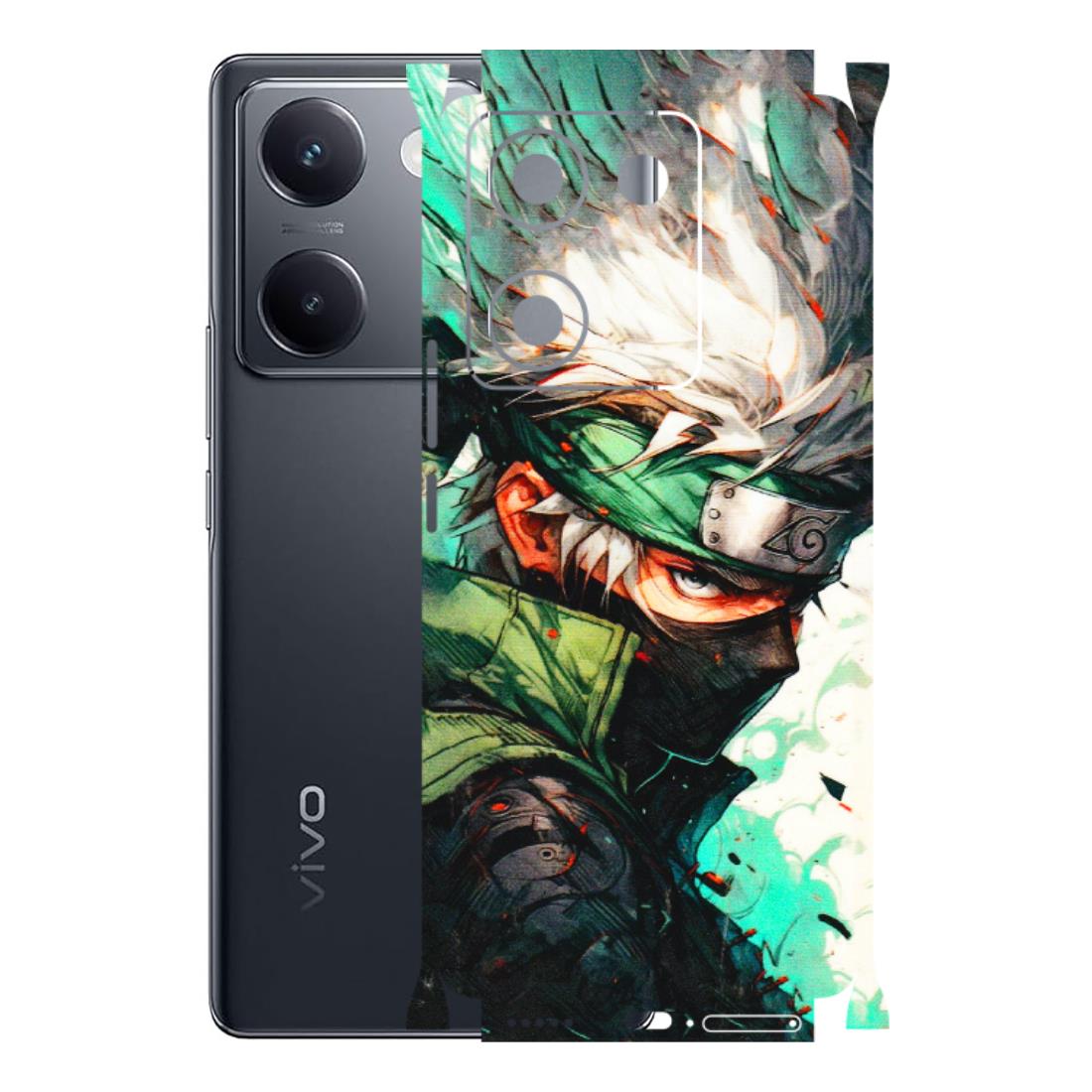 VIVO Y Series Phone Skins (All Models) - Kakashi Side Profile - 3D Embossed Finish (L-249) Vivo Y200 Pro