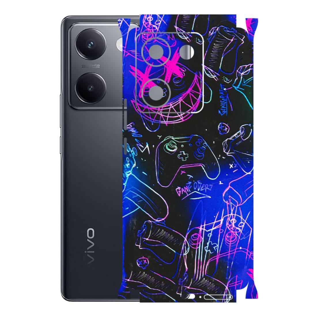 VIVO Y Series Phone Skins (All Models) - Gamers Paradise - 3D Embossed Finish (L-258) Vivo Y200 Pro