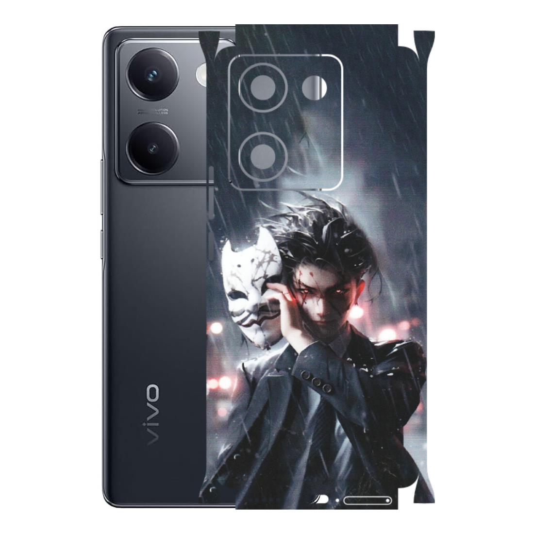 VIVO Y Series Phone Skins (All Models) - Kimestsu No Yaiba Anime - Matte Finish (M-154) Vivo Y200 Pro