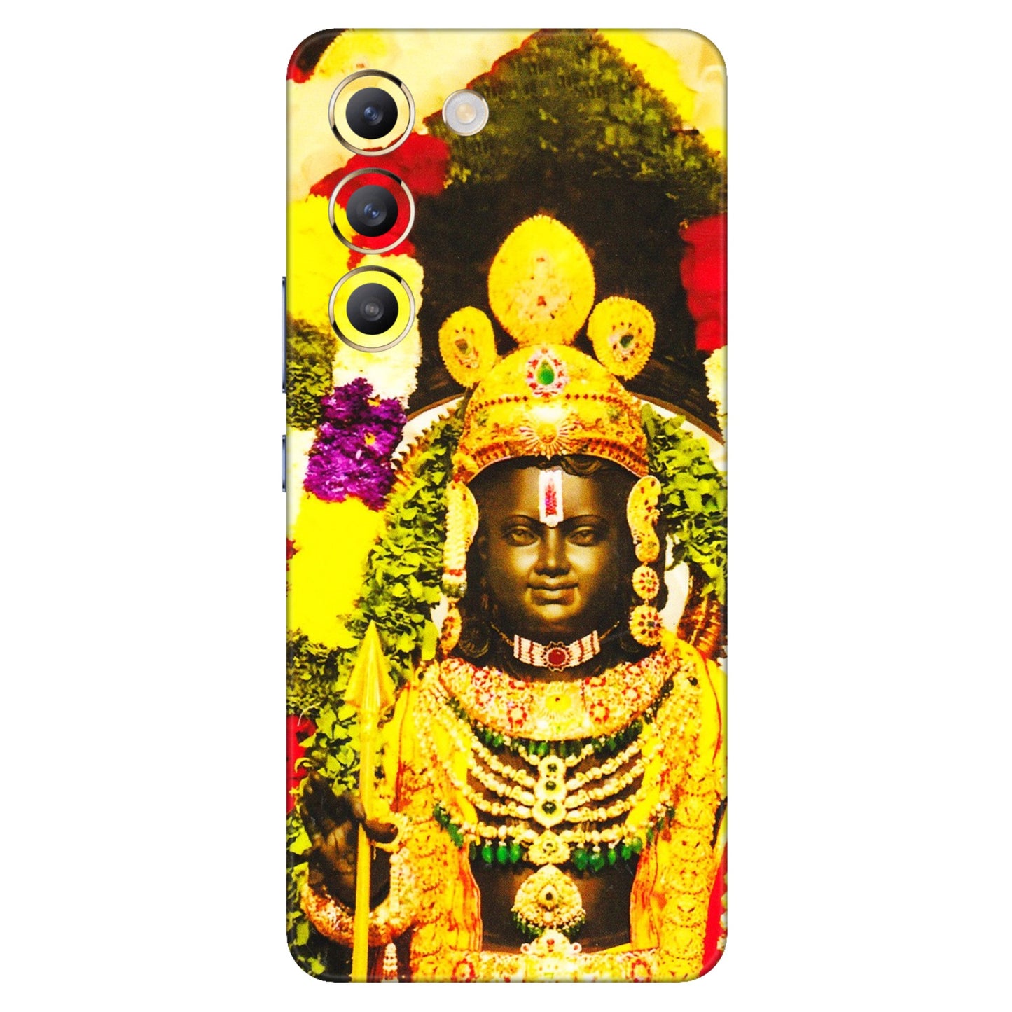 VIVO Y Series Phone Skins (All Models) - Ram Lalla Ayodhya - 3D Embossed Finish (L-103) Vivo Y200e (5G)