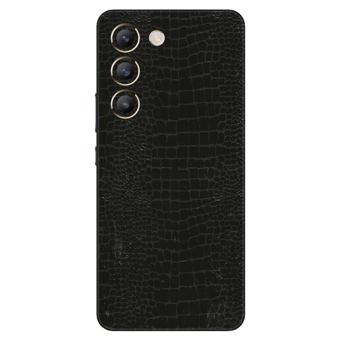 VIVO Y Series Phone Skins (All Models) - Snake Leather Black - 3D Embossed Finish (L-107) Vivo Y200e (5G)