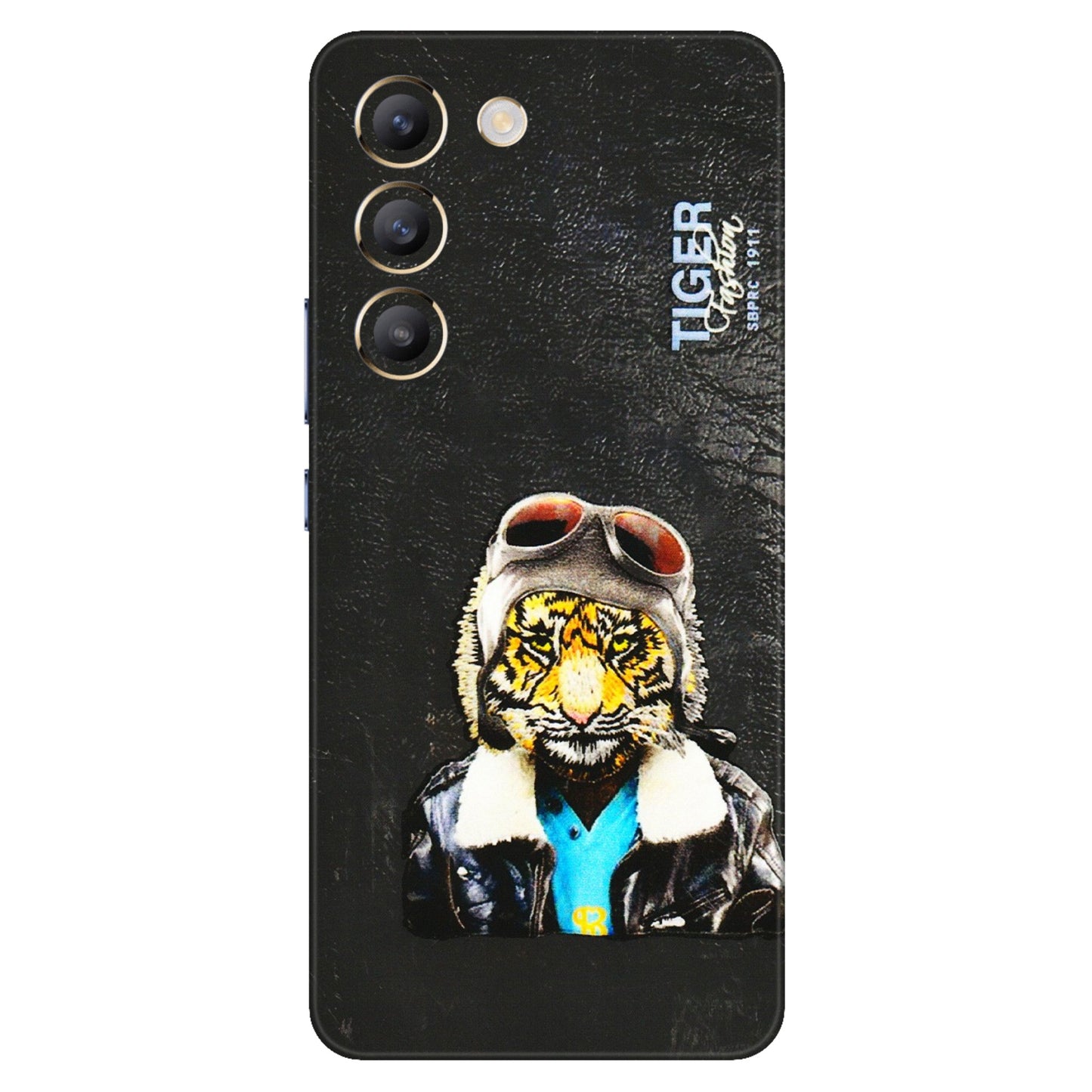 VIVO Y Series Phone Skins (All Models) - Rider Tiger - 3D Embossed Finish (L-113) Vivo Y200e (5G)