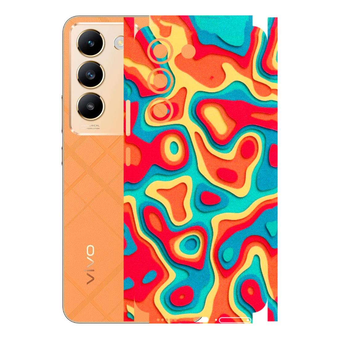 VIVO Y Series Phone Skins (All Models) - Abstract Swirl - 3D Embossed Finish (L-150) Vivo Y200e (5G)