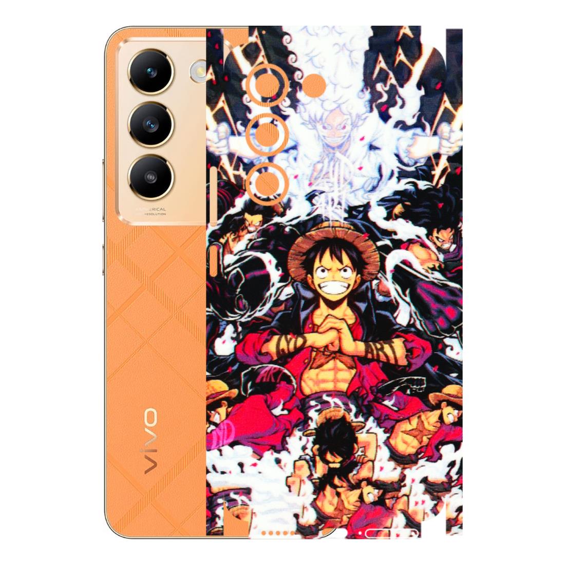 VIVO Y Series Phone Skins (All Models) - Luffy Anime Character - 3D Embossed Finish (L-203) Vivo Y200e (5G)