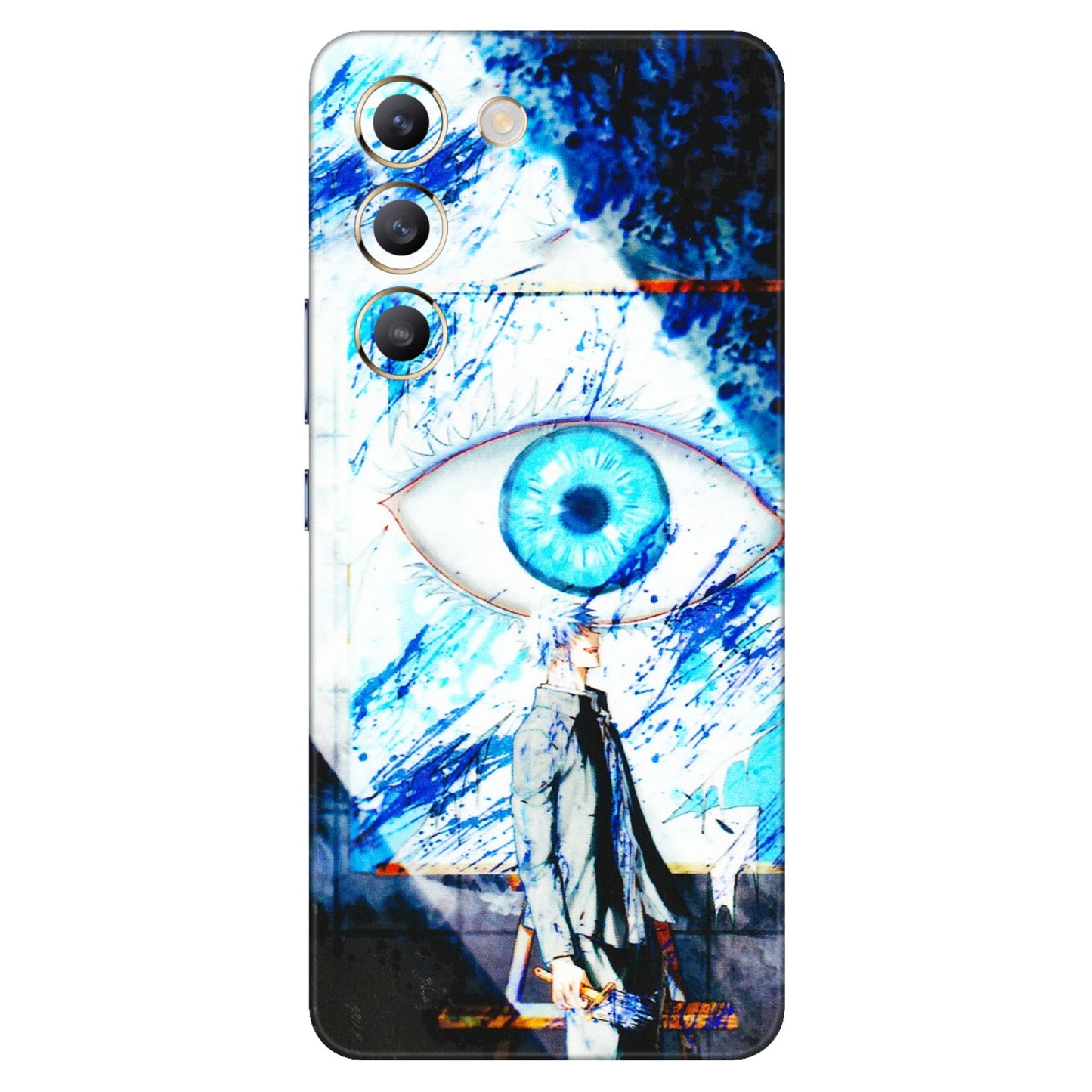 VIVO Y Series Phone Skins (All Models) - Gojo Satoru evil eye - 3D Embossed Finish (L-239) Vivo Y200e (5G)