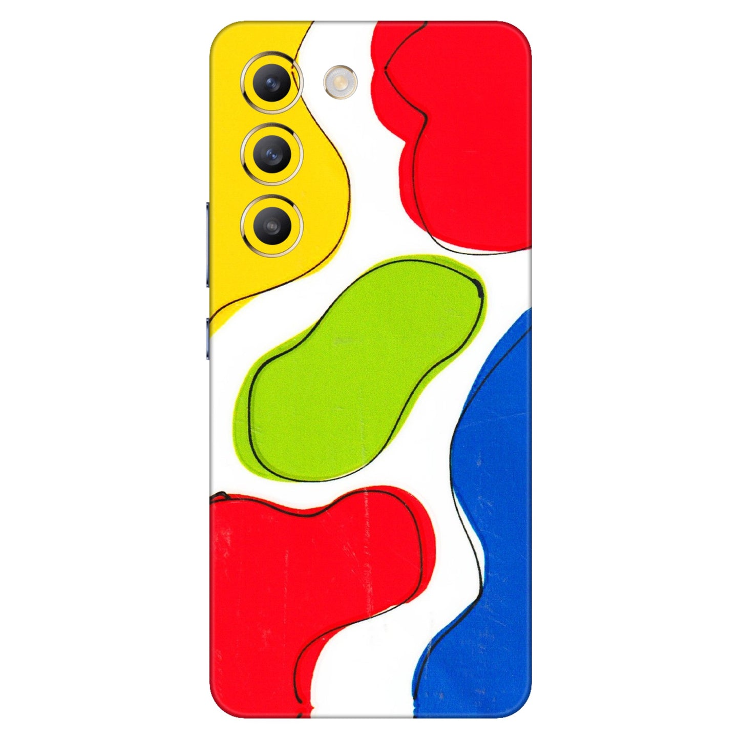VIVO Y Series Phone Skins (All Models) - RGB Colour Paint - 3D Embossed Finish (L-284) Vivo Y200e (5G)