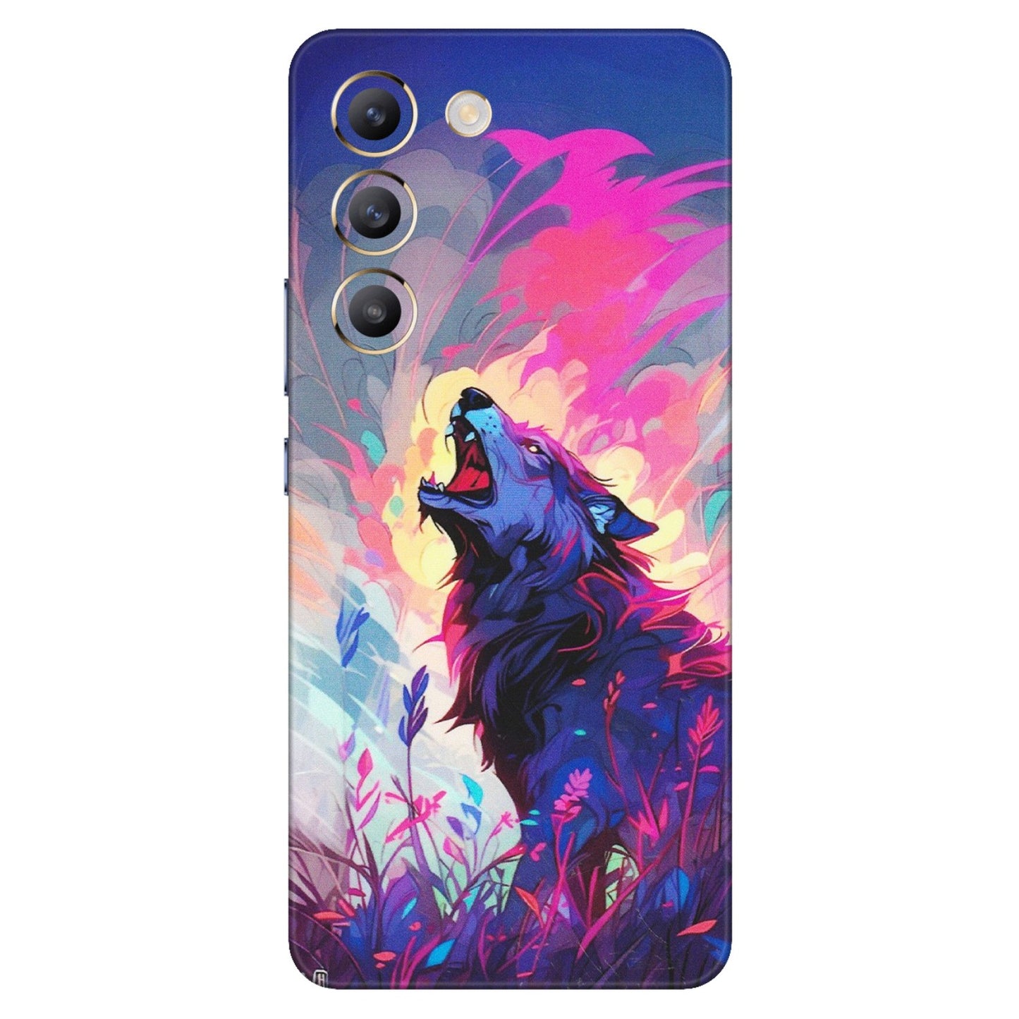 VIVO Y Series Phone Skins (All Models) - New Wild Wolf Abstract - Matte Finish (M-125) Vivo Y200e (5G)