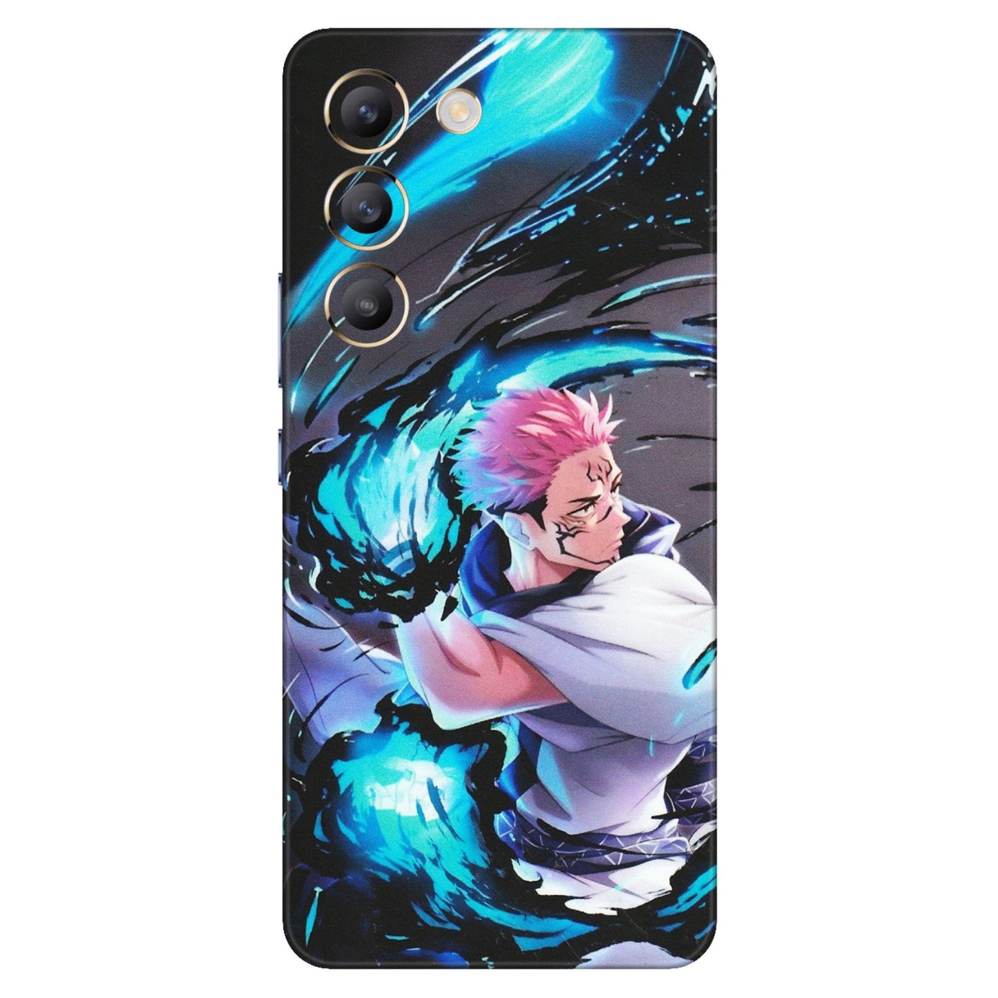 VIVO Y Series Phone Skins (All Models) - New Jujutsu Kaisen Grey Blue Anime - Matte Finish (M-127) Vivo Y200e (5G)