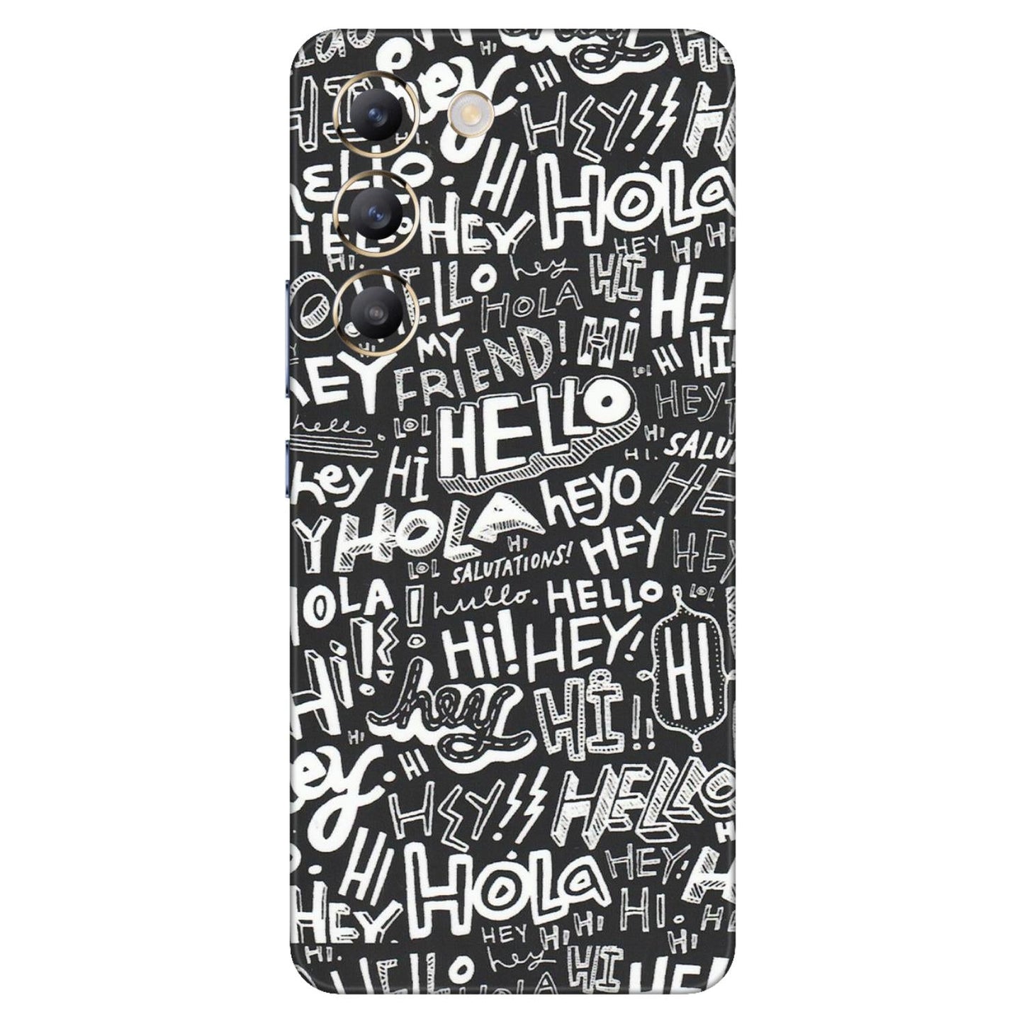 VIVO Y Series Phone Skins (All Models) - Hi Hello Doodles - Matte Finish (M-25)