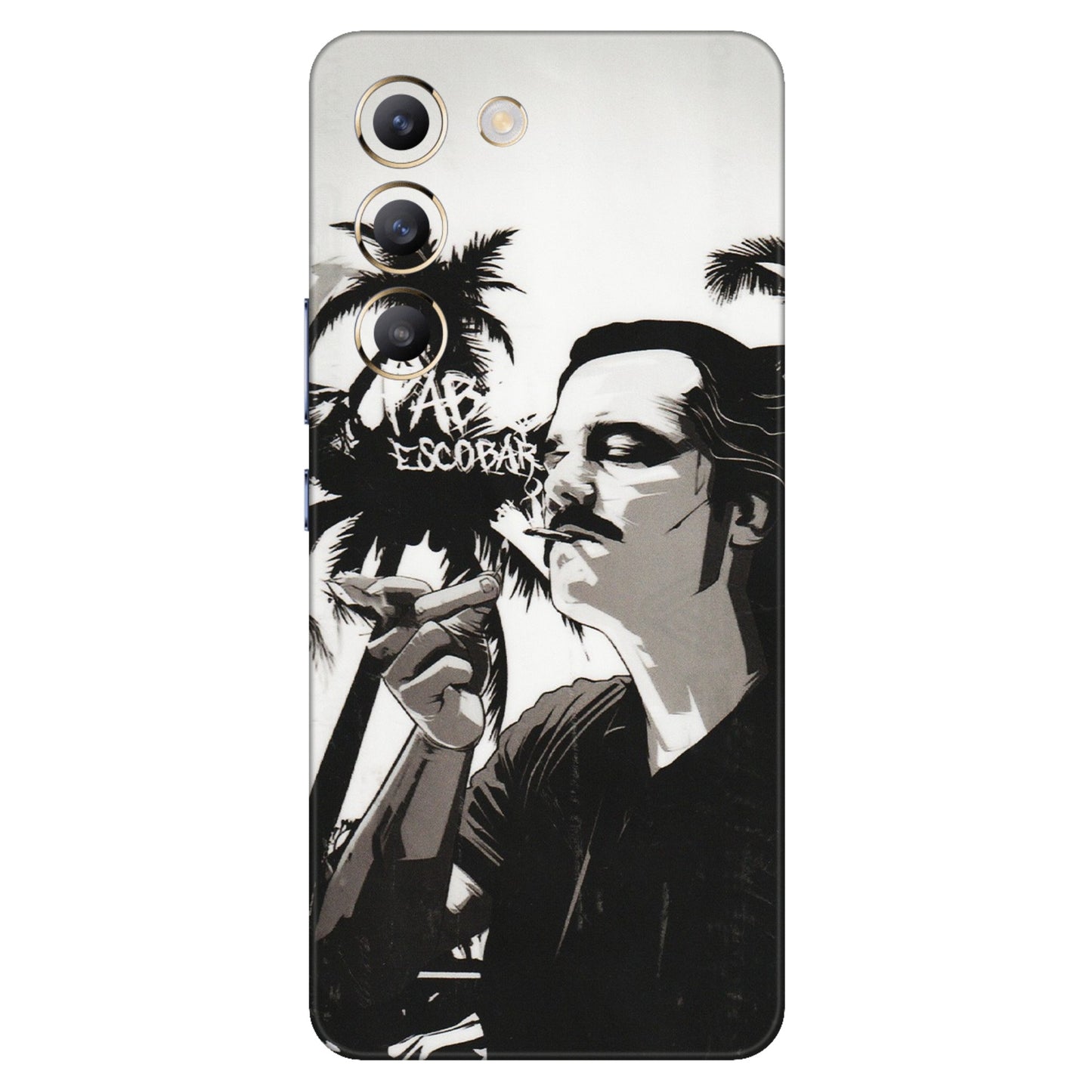 VIVO Y Series Phone Skins (All Models) - Pab Escobar - Transparent Finish (T-05) Vivo Y200e (5G)