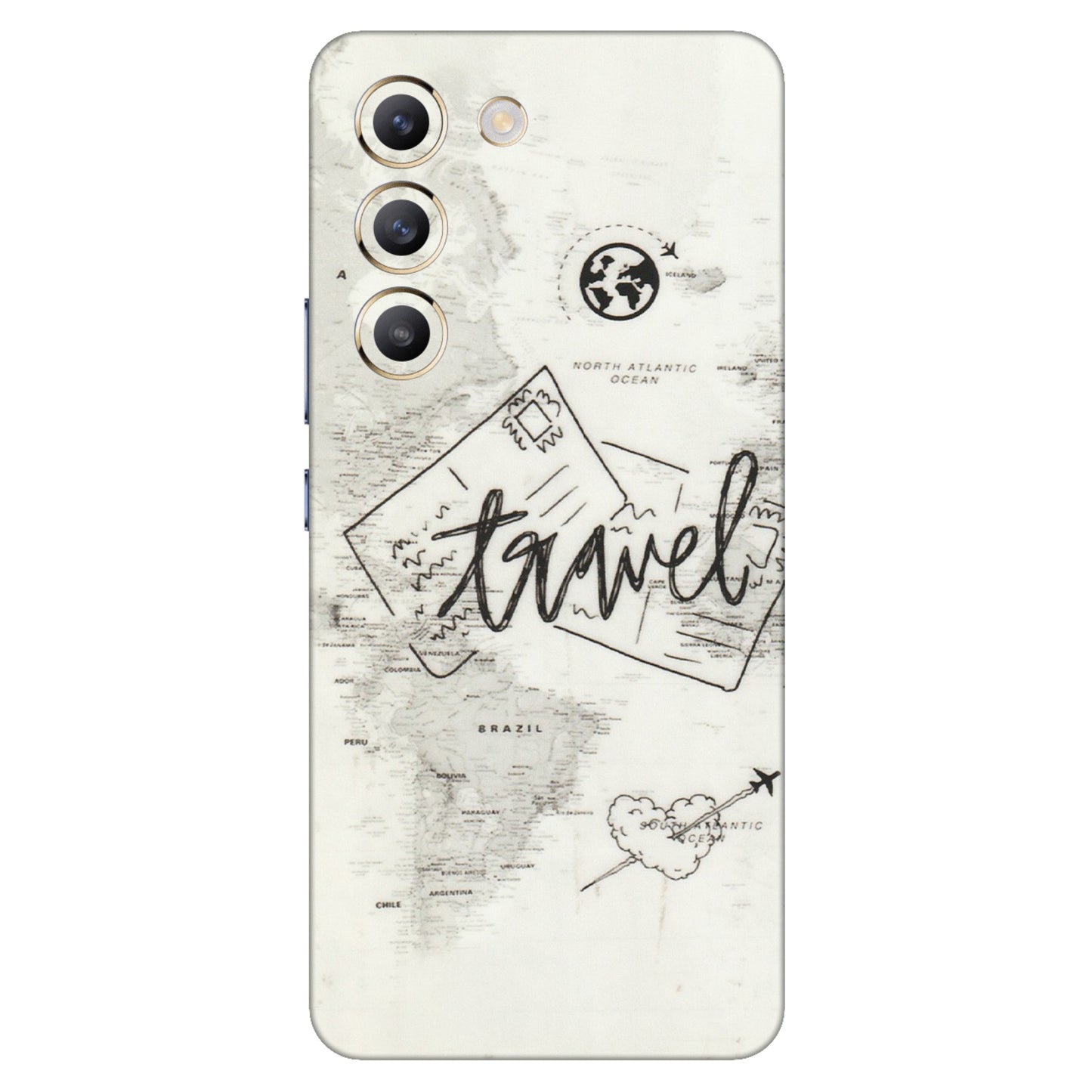 VIVO Y Series Phone Skins (All Models) - Travel Ticket - Transparent Finish (T-06) Vivo Y200e (5G)